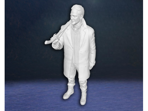 Negan Walking Dead Tv Series Zombie Rick Daryl Action Figures Custom 3D Print Model 3D 打印模型