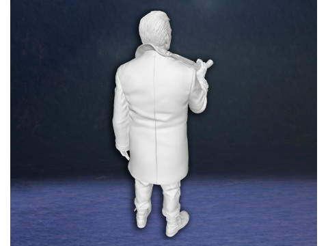 Negan Walking Dead Tv Series Zombie Rick Daryl Action Figures Custom 3D Print Model 3D 打印模型