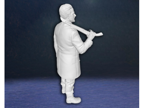 Negan Walking Dead Tv Series Zombie Rick Daryl Action Figures Custom 3D Print Model 3D 打印模型