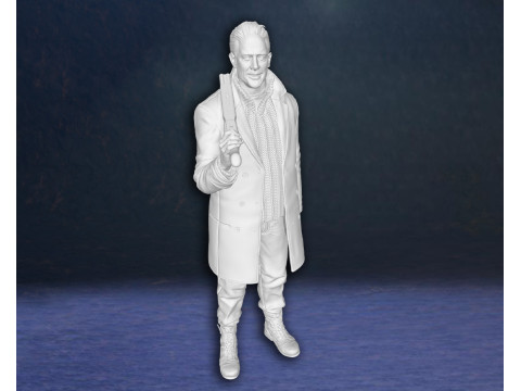 Negan Walking Dead Tv Series Zombie Rick Daryl Action Figures Custom 3D Print Model 3D 打印模型