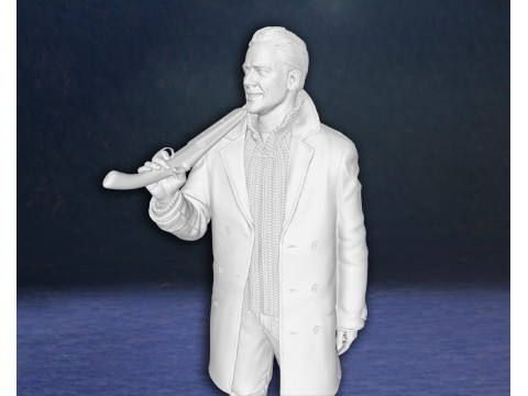 Negan Walking Dead Tv Series Zombie Rick Daryl Action Figures Custom 3D Print Model 3D 打印模型