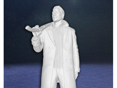 Negan Walking Dead Tv Series Zombie Rick Daryl Action Figures Custom 3D Print Model 3D 打印模型