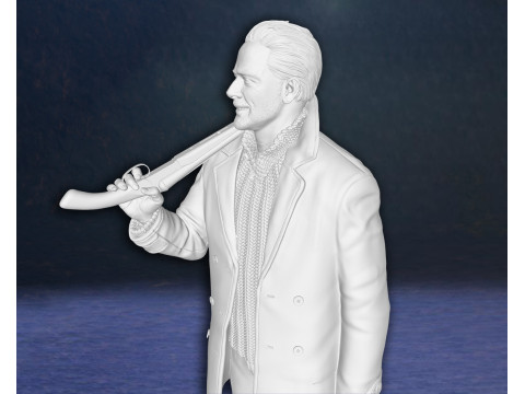 Negan Walking Dead Tv Series Zombie Rick Daryl Action Figures Custom 3D Print Model 3D 打印模型