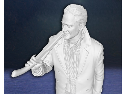 Negan Walking Dead Tv Series Zombie Rick Daryl Action Figures Custom 3D Print Model 3D 打印模型