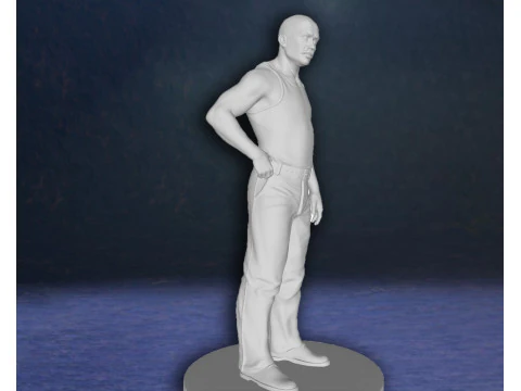 Bronson Tom Hardy Action Figures Custom 3D Print Model 3D Print Model