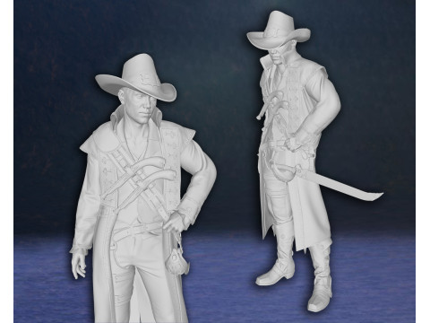 Pirates Action Figures Custom 3D Print Model 3D Print Model