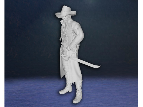 Pirates Action Figures Custom 3D Print Model Model Cetak 3D