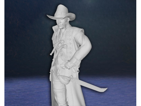 Pirates Action Figures Custom 3D Print Model Model Cetak 3D