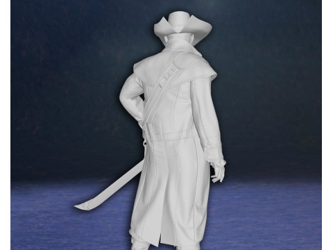 Pirates Action Figures Custom 3D Print Model Model Cetak 3D