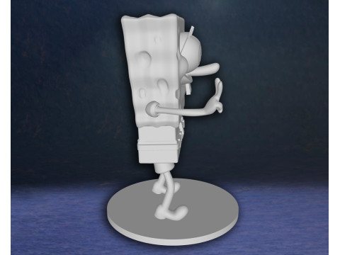 SpongeBob SquarePants Action Figures Custom 3D Print Model Modelo de Impressão 3D