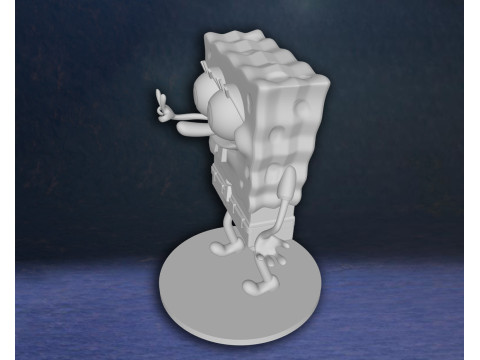 SpongeBob SquarePants Action Figures Custom 3D Print Model Modelo de Impressão 3D