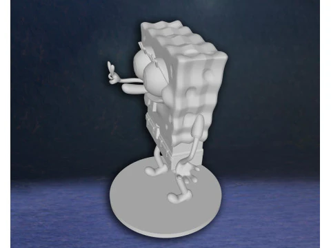 SpongeBob SquarePants Action Figures Custom 3D Print Model 3D Print Model