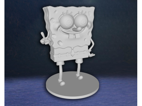 SpongeBob SquarePants Action Figures Custom 3D Print Model Modelo de Impressão 3D