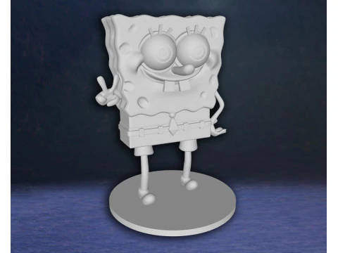 SpongeBob SquarePants Action Figures Custom 3D Print Model 3D Print Model
