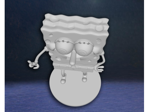SpongeBob SquarePants Action Figures Custom 3D Print Model Modelo de Impressão 3D