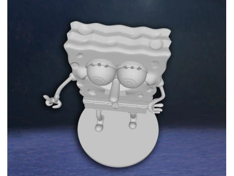 SpongeBob SquarePants Action Figures Custom 3D Print Model 3D Print Model