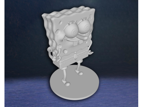 SpongeBob SquarePants Action Figures Custom 3D Print Model Modelo de Impressão 3D