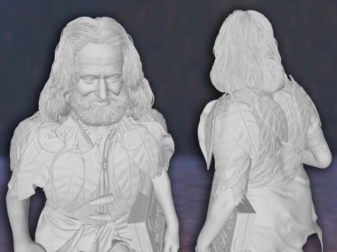 Jumanji Alan Parrish Robin Williams Smolder Bravestone Dwayne Johnson King Legend Super Hero STL Fil 3D Print Model