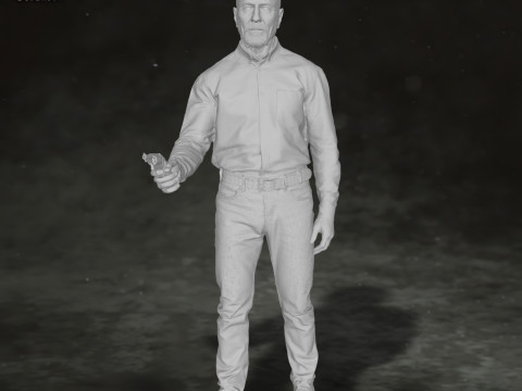 Breaking Bad Walter White Heisenberg Hank Action Figures Custom 3D Print Model 3D Принт Модель