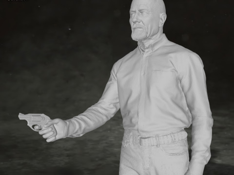 Breaking Bad Walter White Heisenberg Hank Action Figures Custom 3D Print Model 3D Принт Модель
