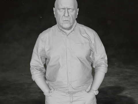 Breaking Bad Walter White Heisenberg Hank Action Figures Custom 3D Print Model 3D Принт Модель