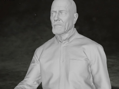 Breaking Bad Walter White Heisenberg Hank Action Figures Custom 3D Print Model 3D Принт Модель