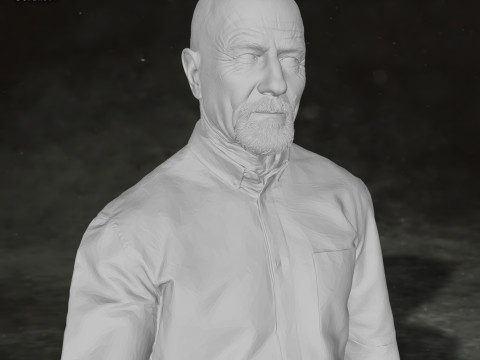 Breaking Bad Walter White Heisenberg Hank Action Figures Custom 3D Print Model 3D Принт Модель
