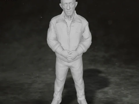 Breaking Bad Mike and Jesse Pinkman Action Figures Custom 3D Print Model 3D Print Model