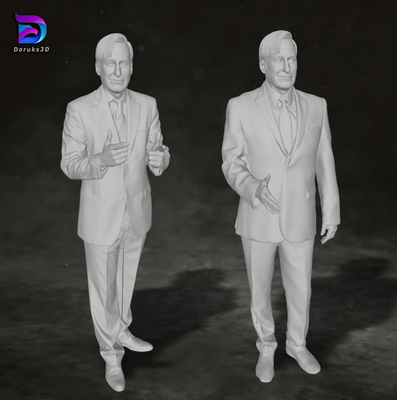 Breaking Bad Better Call Saul Saul Goodman Action Figures Custom 3D Print Model Modello di stampa 3D .c4d .max .obj .3ds .fbx .stl .blend