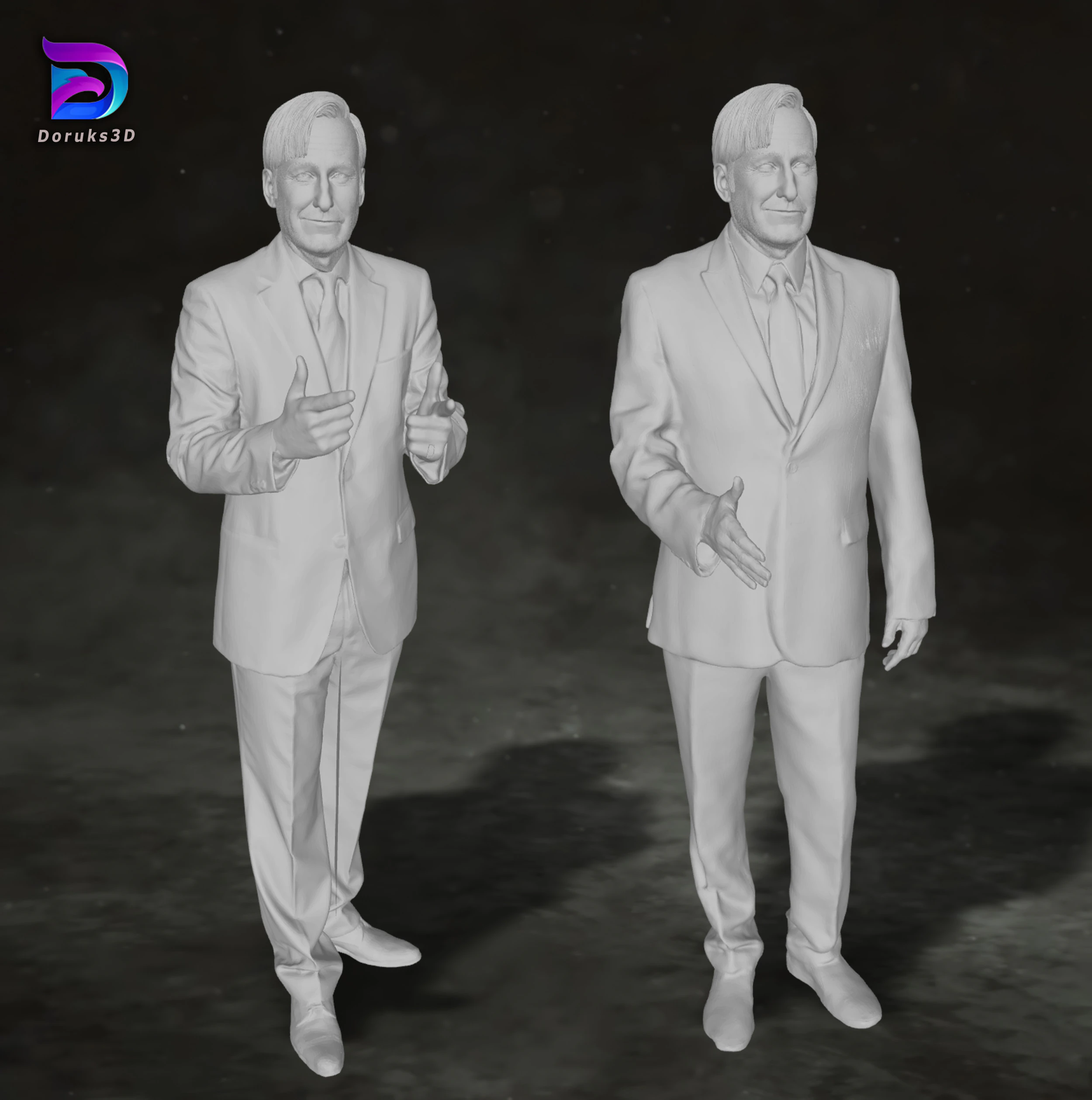 Breaking Bad Better Call Saul Saul Goodman Action Figures Custom 3D Print Model 3D Print Model .c4d .max .obj .3ds .fbx .stl .blend 