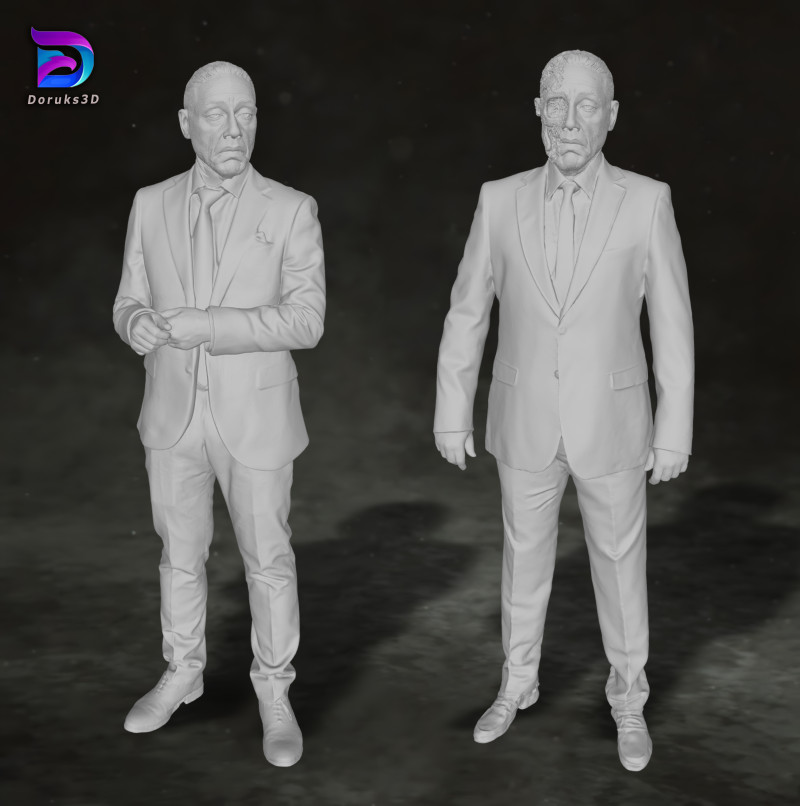 Breaking Bad Gustavo Fring Gus Action Figures Custom 3D Print Model Modello di stampa 3D .c4d .max .obj .3ds .fbx .stl .blend