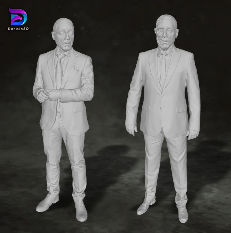 Breaking Bad Gustavo Fring Gus Figurines d'action Mod&egrave;le d'impression 3D personnalis&eacute; Modèles 3D en vedette .c4d .max .obj .3ds .fbx .stl .blend 