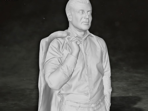 Sylvester Stallone King Legend Action Figures Custom 3D Print Model Modèles 3D en vedette