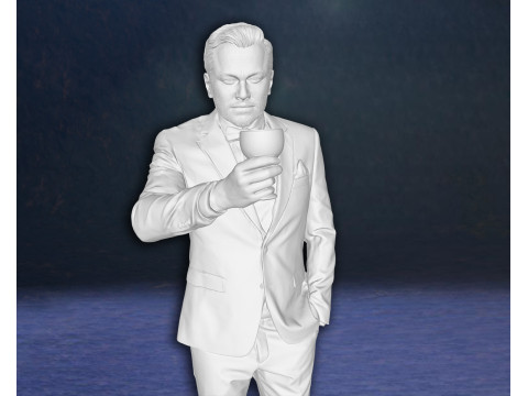 The Great Gatsby Leonardo Dicaprio Figure 3D Print Model 3D Принт Модель