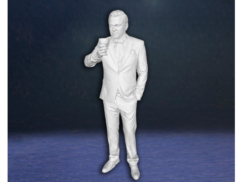 The Great Gatsby Leonardo Dicaprio Figure 3D Print Model 3D Принт Модель