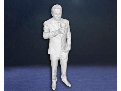 The Great Gatsby Leonardo Dicaprio Figure 3D Print Model 3D Принт Модель