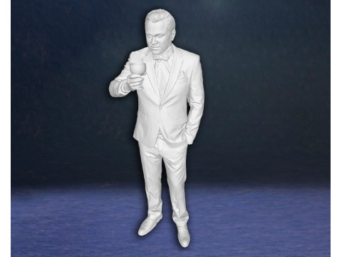 The Great Gatsby Leonardo Dicaprio Figure 3D Print Model 3D Принт Модель