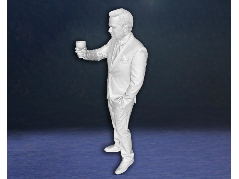 The Great Gatsby Leonardo Dicaprio Figure 3D Print Model 3D Принт Модель