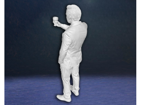 The Great Gatsby Leonardo Dicaprio Figure 3D Print Model 3D Принт Модель