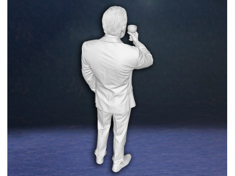 The Great Gatsby Leonardo Dicaprio Figure 3D Print Model 3D Принт Модель