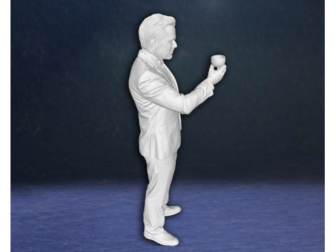 The Great Gatsby Leonardo Dicaprio Figure 3D Print Model 3D Принт Модель