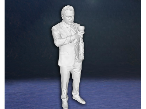 The Great Gatsby Leonardo Dicaprio Figure 3D Print Model 3D Принт Модель