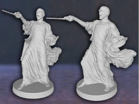 Harry Potter Lord Voldemort Action Figures Custom 3D Print Model 3D Print Model