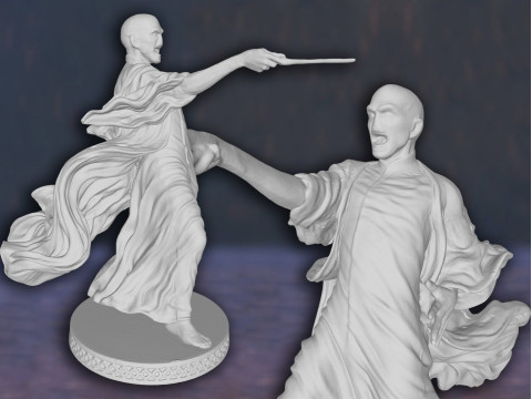 Harry Potter Lord Voldemort Action Figures Custom 3D Print Model 3D Print Model