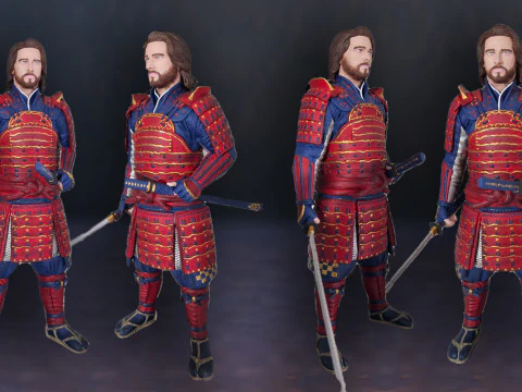 Last Samurai Tom Cruise Action Figures Custom 3D Print Model 3D Print Model
