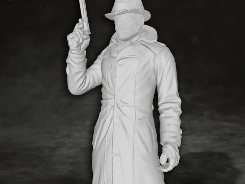 Rorschach Watchmen Action Figures Custom 3D Print Model 3D Print Model