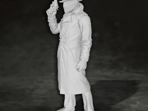 Rorschach Watchmen Action Figures Custom 3D Print Model 3D Print Model