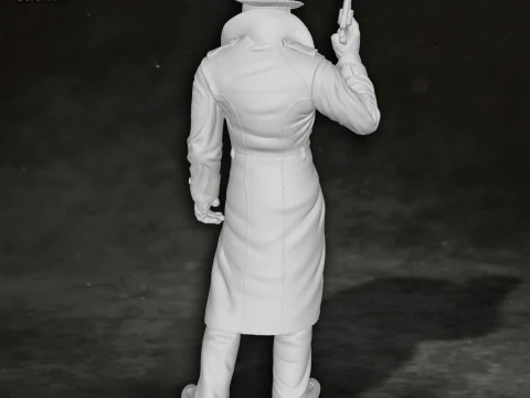 Rorschach Watchmen Action Figures Custom 3D Print Model 3D Print Model