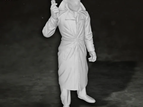 Rorschach Watchmen Action Figures Custom 3D Print Model 3D Print Model