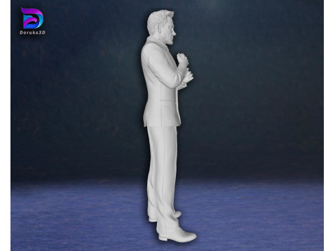 Tony Stark Iron Man Robert Downey Jr Action Figures Custom 3D Print Model 3D Print Model